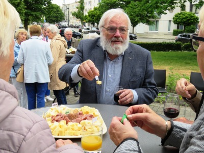 Viering Rerum Novarum 2025 | Beweging.net Antwerpen Linkeroever | Donderdag 29 mei 2025 | Sint-Anna-ten-Drieënparochie Antwerpen Linkoeroever | Receptie met deelmoment